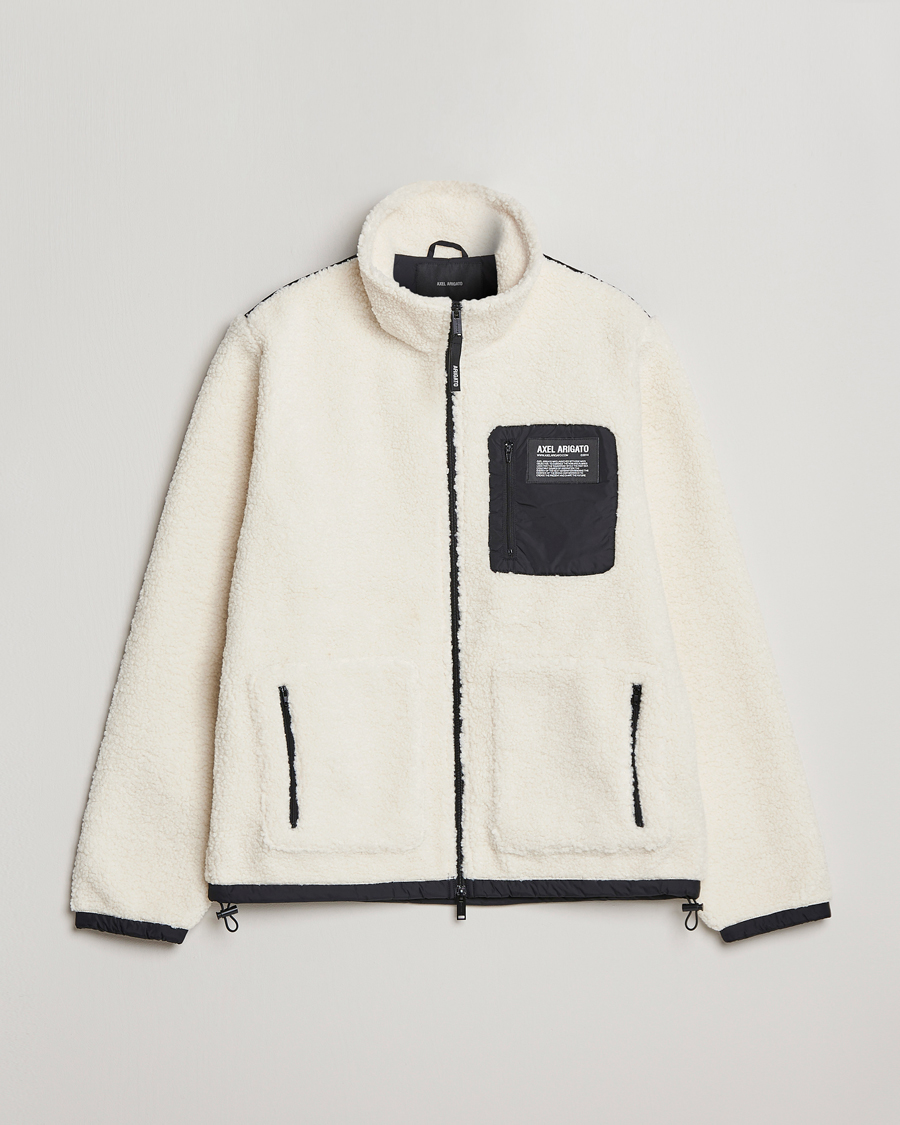 Herren | Pullover | Axel Arigato | Billie Fleece Jacket Ecru