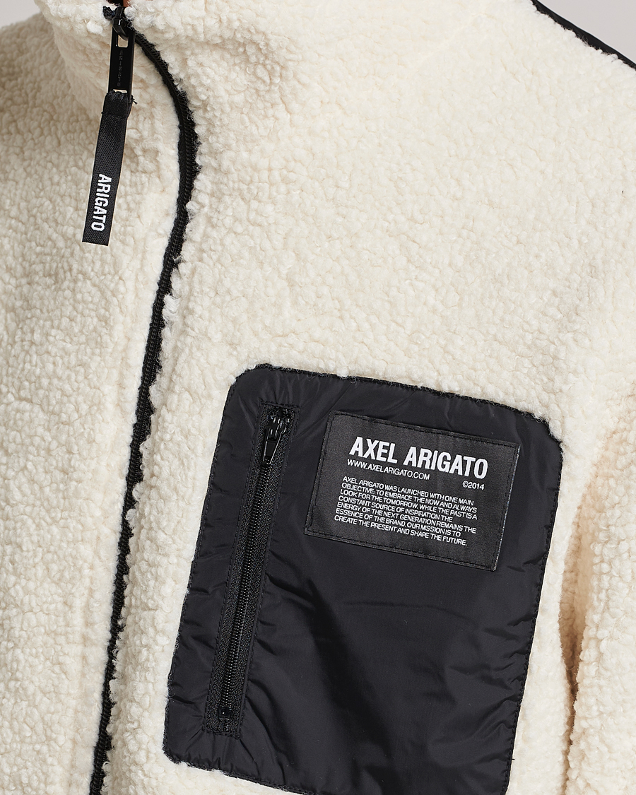 Herren | Pullover | Axel Arigato | Billie Fleece Jacket Ecru