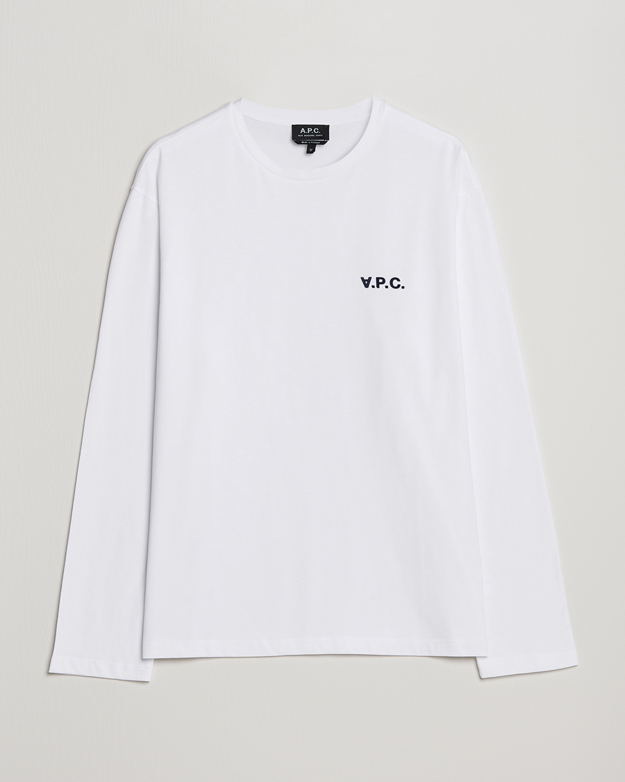 Herren | T-Shirts | A.P.C. | VPC Long Sleeve T-Shirt White