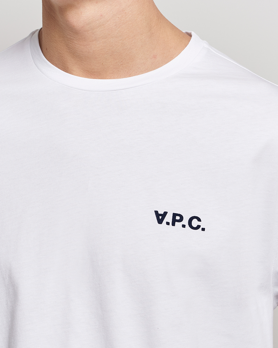 Herren | T-Shirts | A.P.C. | VPC Long Sleeve T-Shirt White
