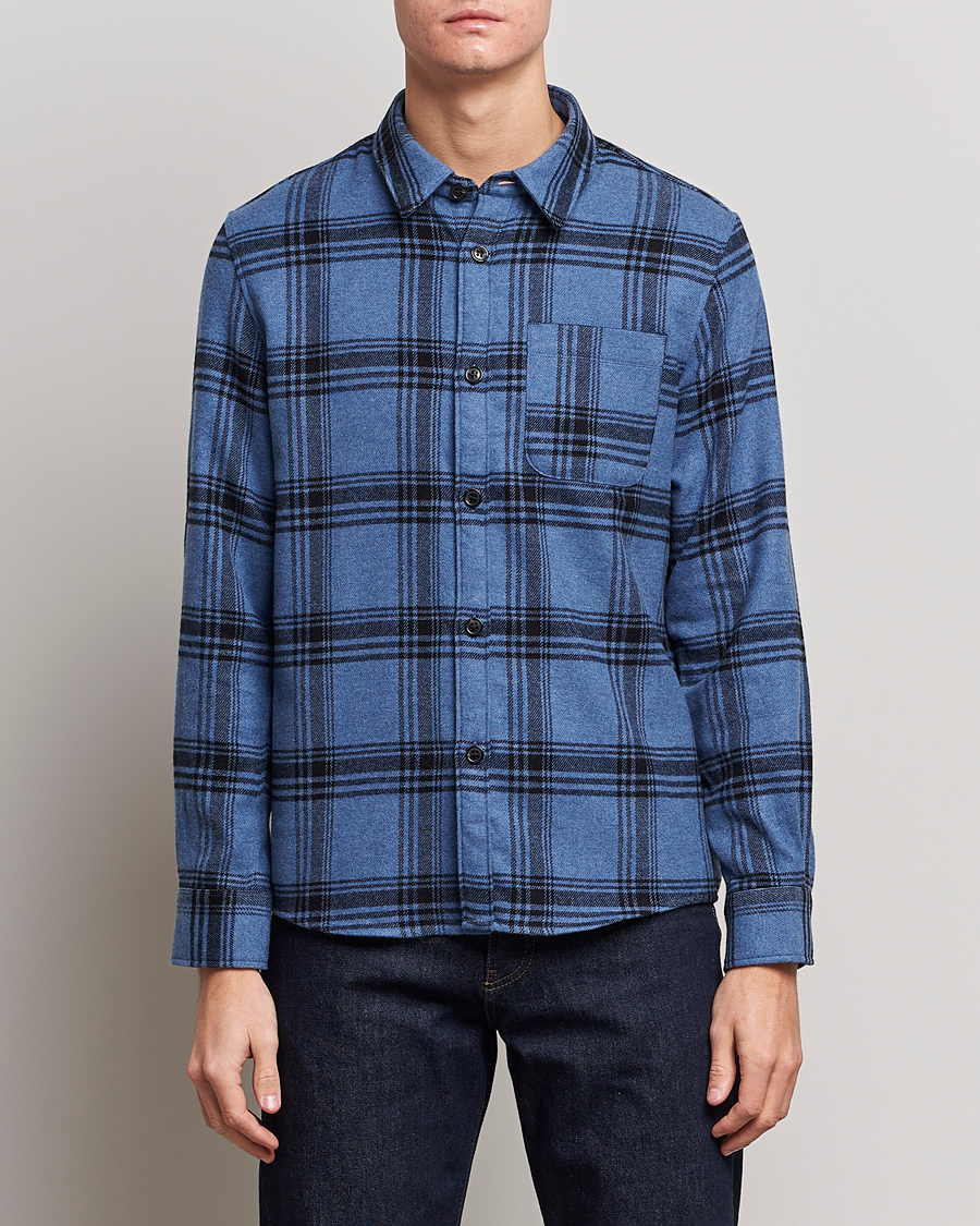 Herren | Hemden | A.P.C. | Trek Heavy Overshirt Blue Check
