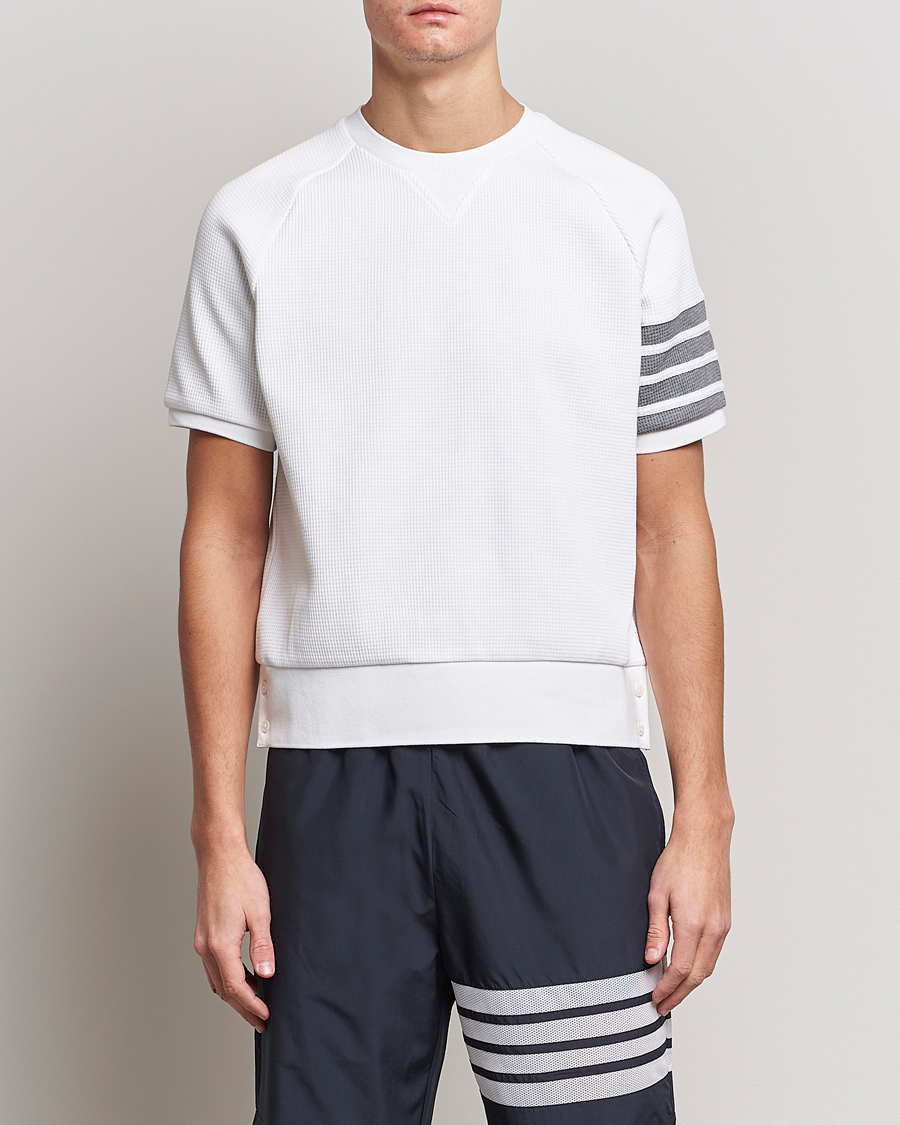 Herren | T-Shirts | Thom Browne | Short Sleeve Sweatshirt White