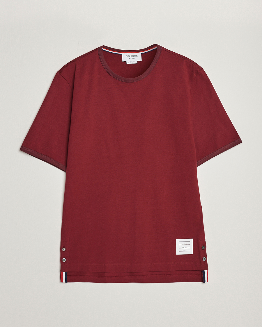 Herren | T-Shirts | Thom Browne | Jersey T-Shirt Burgundy