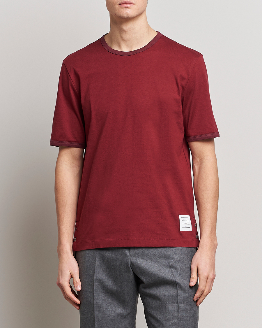 Herren | T-Shirts | Thom Browne | Jersey T-Shirt Burgundy