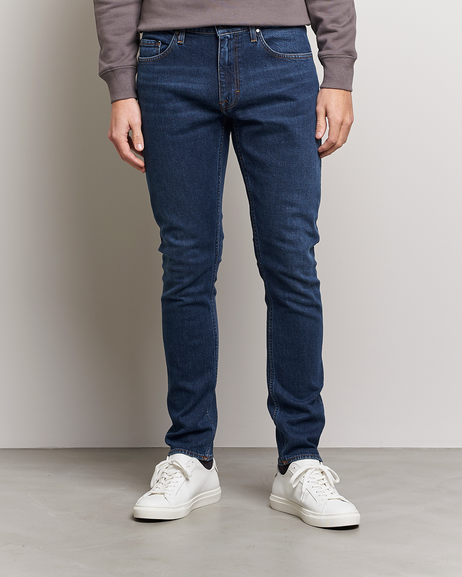 Herren | Jeans | Tiger of Sweden | Pistolero Organic Cotton Jeans Royal Blue