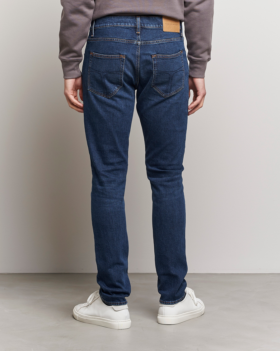 Herren | Jeans | Tiger of Sweden | Pistolero Organic Cotton Jeans Royal Blue