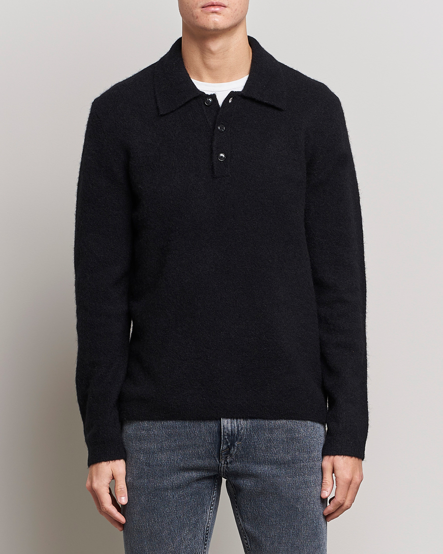 Herren | Pullover | Tiger of Sweden | Taylen Alpacka Knitted Pique Black