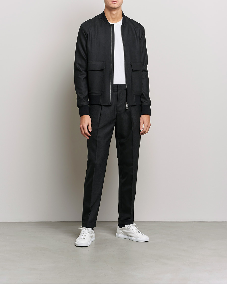 Herren | Hosen | J.Lindeberg | Sasha Wool Twill Pants Black