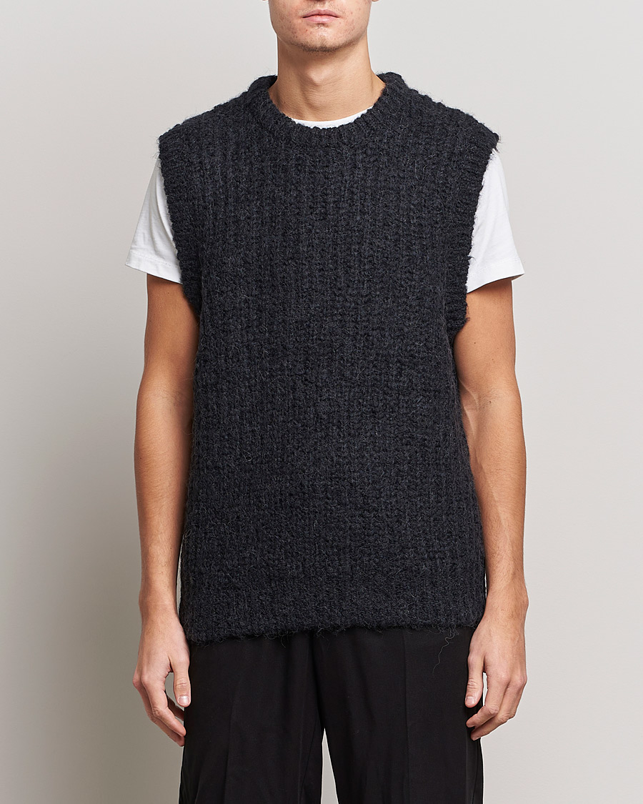 Herren | Pullover | J.Lindeberg | Alfons Wool Slipover Black