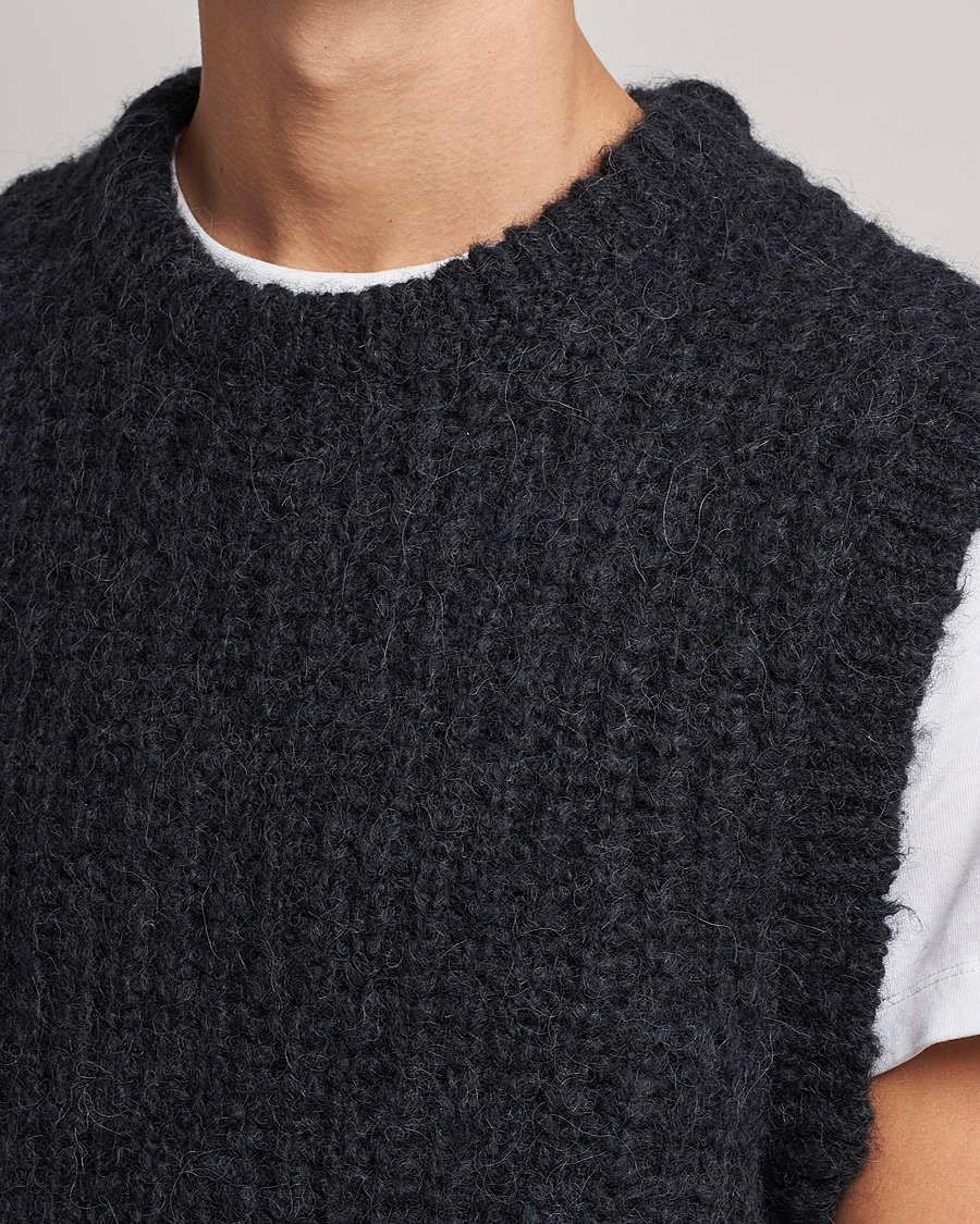Herren | Pullover | J.Lindeberg | Alfons Wool Slipover Black