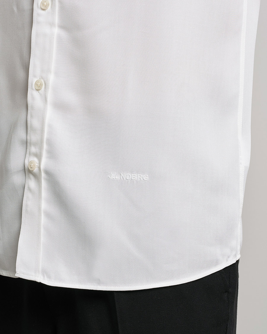 Herren | Hemden | J.Lindeberg | Slim Fit Tencel Shirt Cloud White