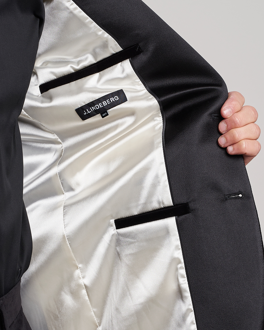 Herren | Sakkos | J.Lindeberg | Lenny Velvet Blazer Black