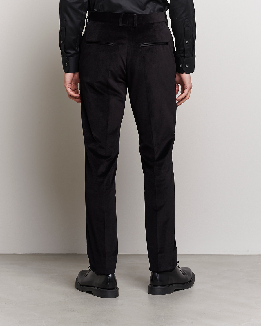 Herren | Hosen | J.Lindeberg | Liam Velvet Trousers Black