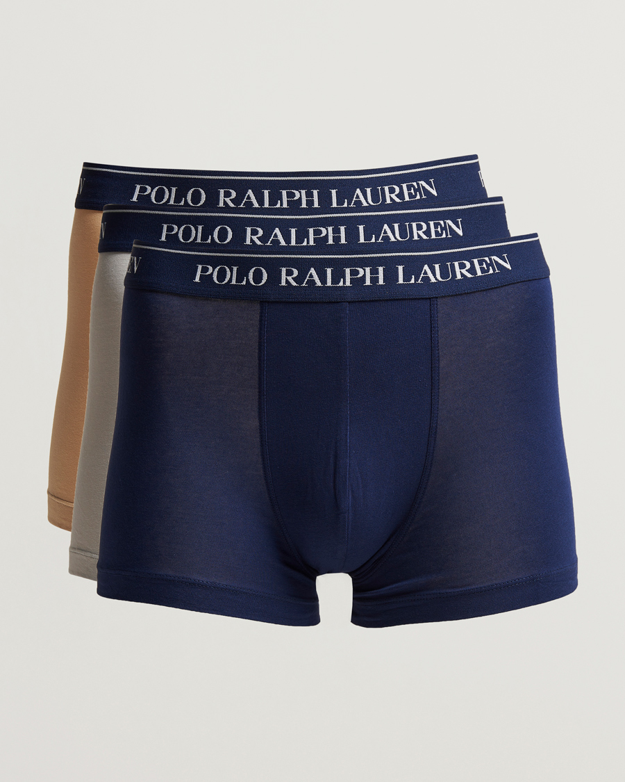Herren | Unterwäsche | Polo Ralph Lauren | 3-Pack Trunk Grey/Navy/Sand