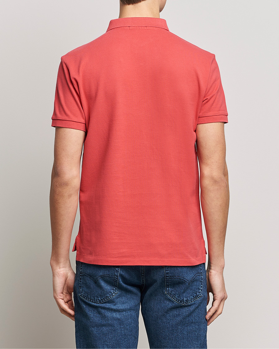 Herren | Poloshirts | Polo Ralph Lauren | Custom Slim Fit Polo Starboard Red