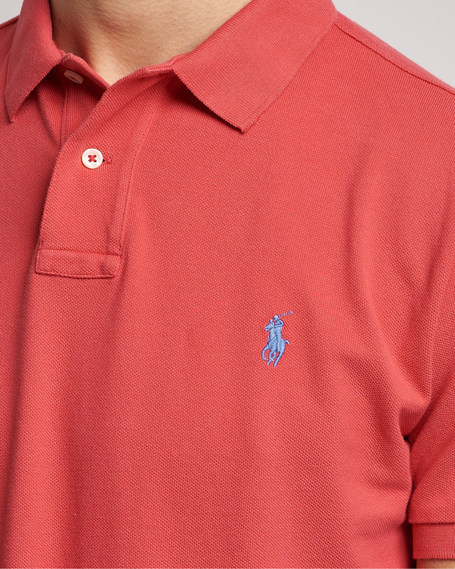 Herren | Poloshirts | Polo Ralph Lauren | Custom Slim Fit Polo Starboard Red