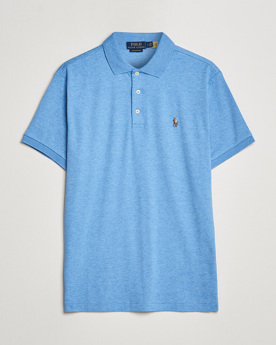 Herren | Poloshirts | Polo Ralph Lauren | Luxury Pima Cotton Polo Soft Royal Heather
