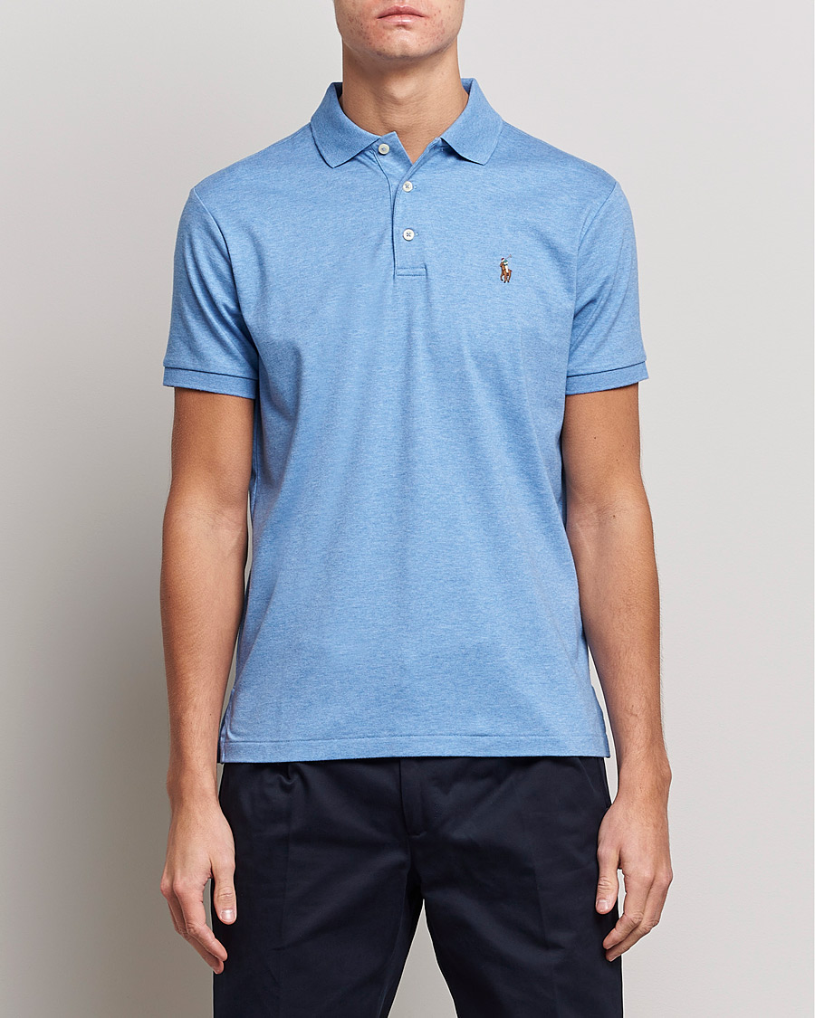 Herren | Poloshirts | Polo Ralph Lauren | Luxury Pima Cotton Polo Soft Royal Heather
