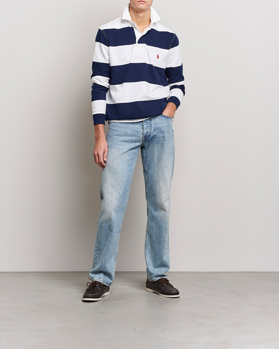 Herren | Pullover | Polo Ralph Lauren | Striped Rugger Navy/White