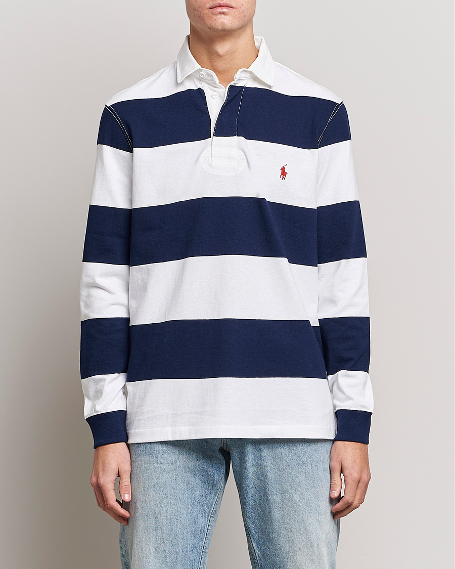 Herren | Pullover | Polo Ralph Lauren | Striped Rugger Navy/White