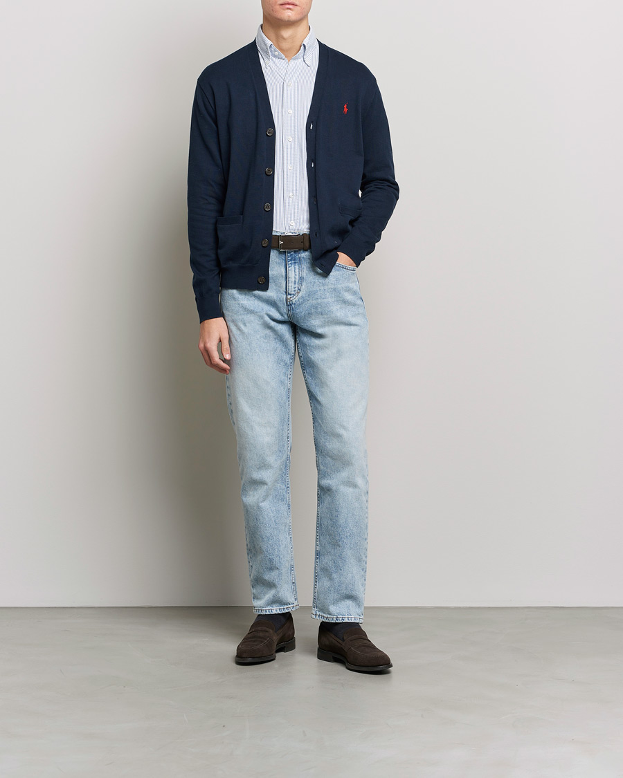 Herren | Pullover | Polo Ralph Lauren | Cotton Cardigan Hunter Navy