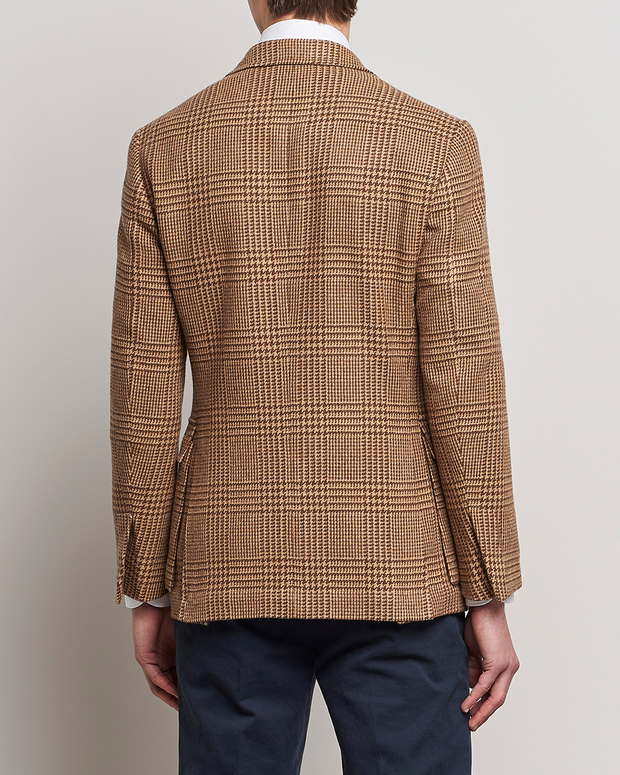 Herren | Sakkos | Ralph Lauren Purple Label | Glenplaid Sportcoat Beige/Brown