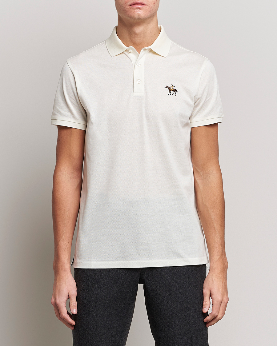 Herren | Poloshirts | Ralph Lauren Purple Label | Mercerized Cotton Polo Classic Cream