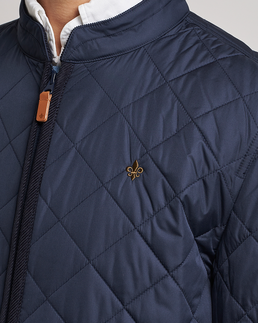 Herren | Jacken | Morris | Teddy Quilted Jacket Old Blue