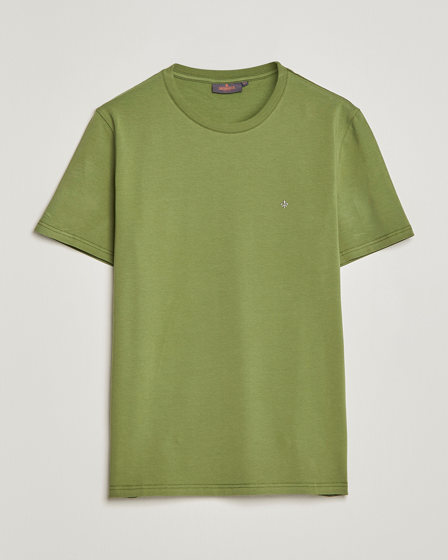 Herren | T-Shirts | Morris | James Crew Neck T-shirt Olive