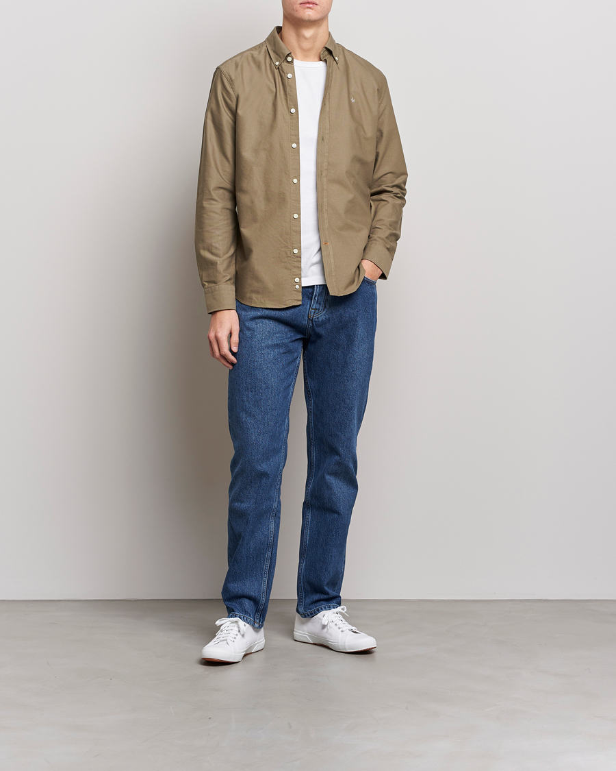 Herren | Hemden | Morris | Douglas Oxford Shirt Olive