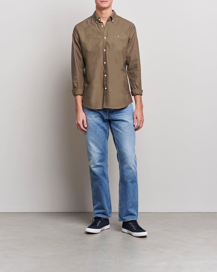 Herren | Hemden | Morris | Douglas Oxford Shirt Brown
