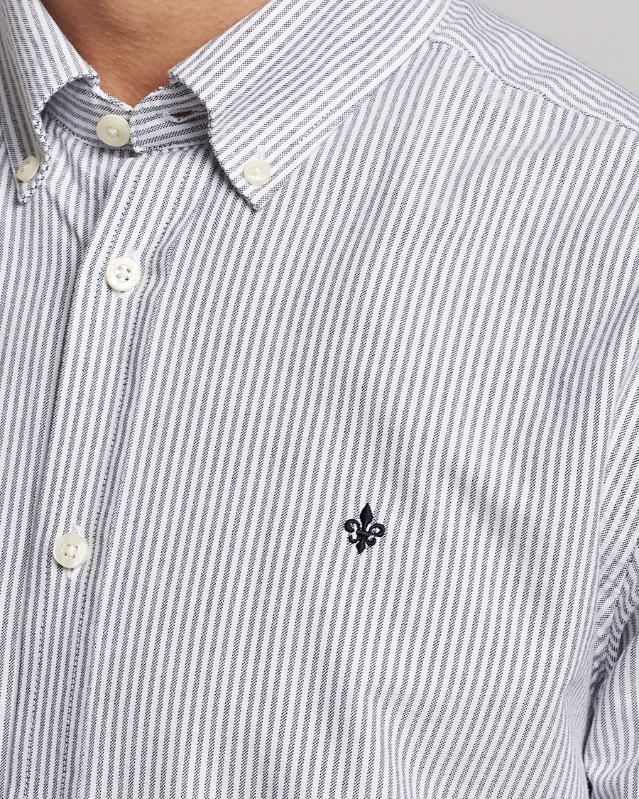 Herren | Hemden | Morris | Douglas Oxford Striped Shirt Blue