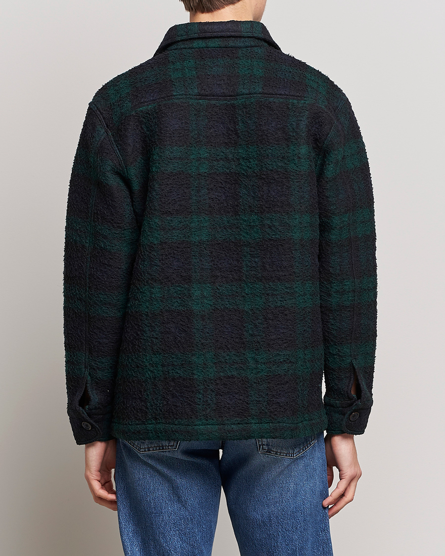 Herren | Jacken | NN07 | Soren Blackwatch Checked Jacket Navy/Green
