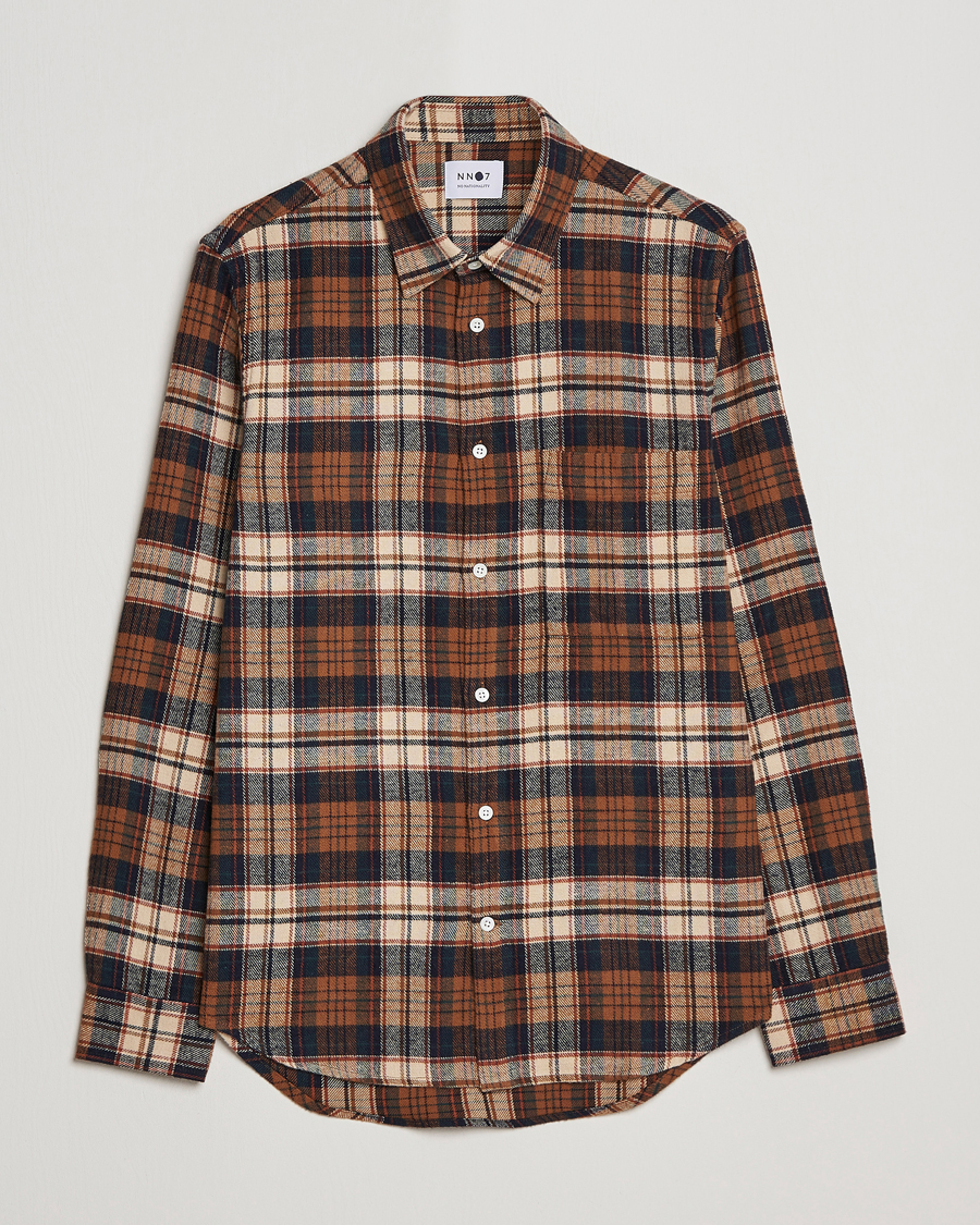 Herren | Hemden | NN07 | Arne Brushed Cotton Checked Shirt Multi