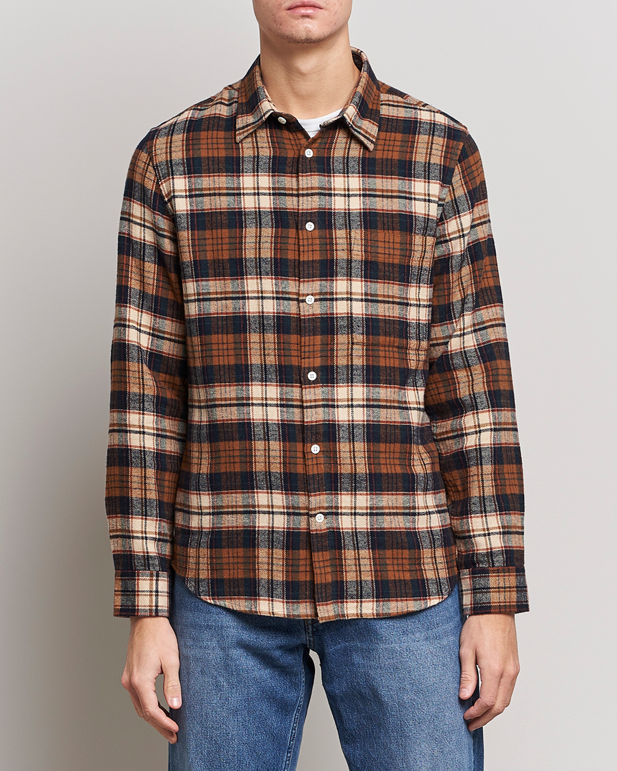 Herren | Hemden | NN07 | Arne Brushed Cotton Checked Shirt Multi