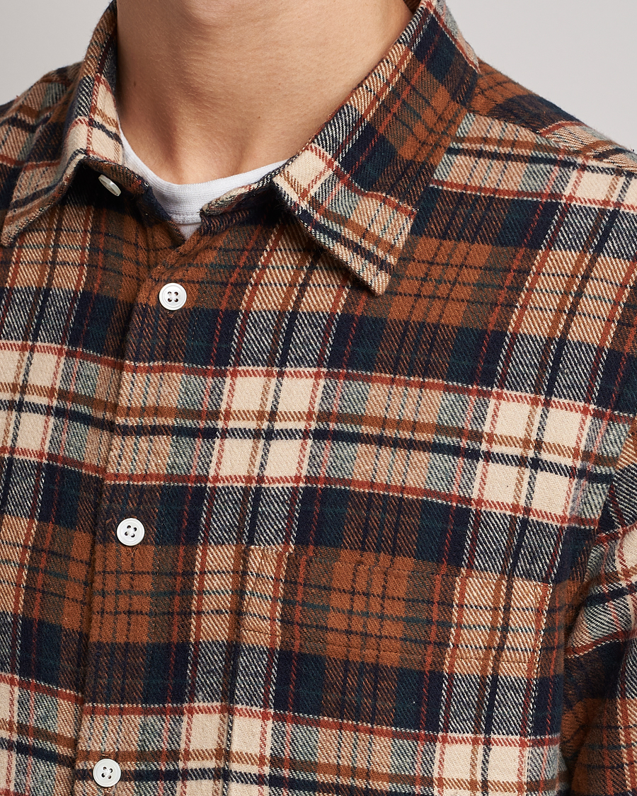 Herren | Hemden | NN07 | Arne Brushed Cotton Checked Shirt Multi