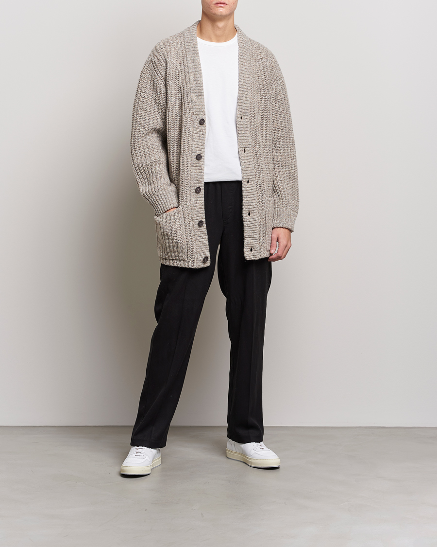 Herren | Pullover | NN07 | Benzon Knitted Cardigan Stone