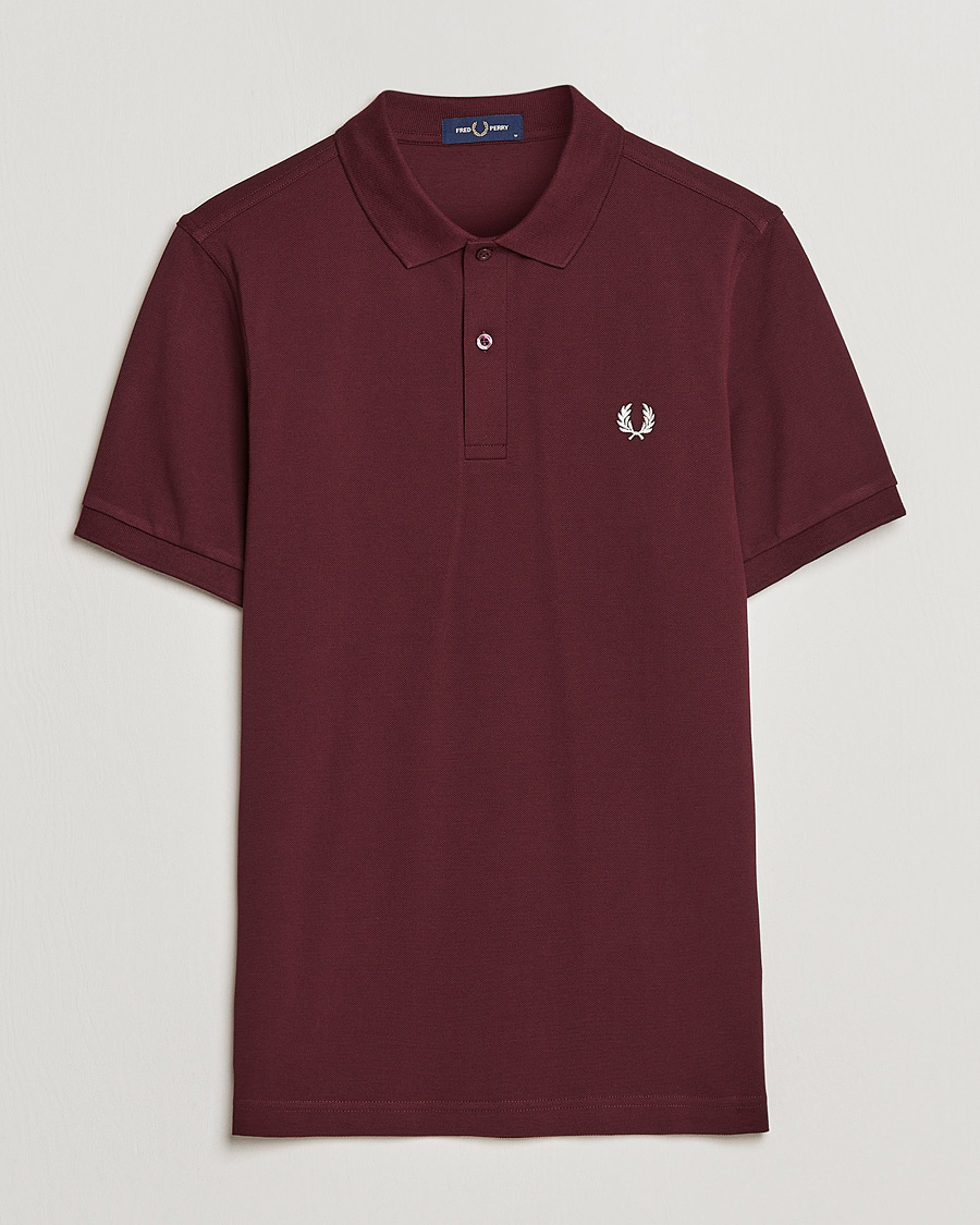 Herren | Poloshirts | Fred Perry | Plain Polo Shirt Oxblood