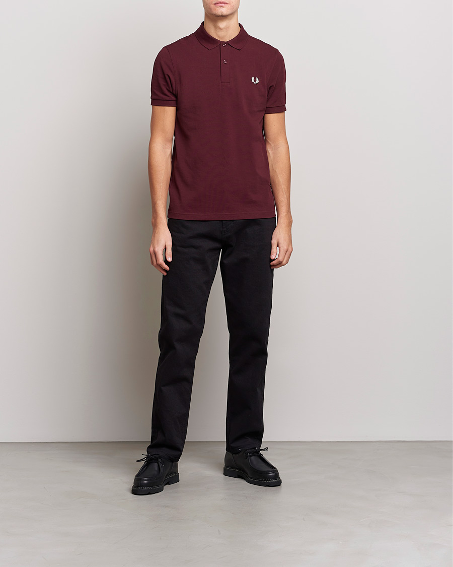 Herren | Poloshirts | Fred Perry | Plain Polo Shirt Oxblood
