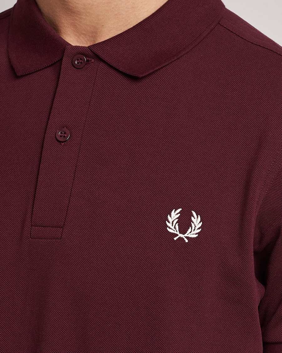 Herren | Poloshirts | Fred Perry | Plain Polo Shirt Oxblood