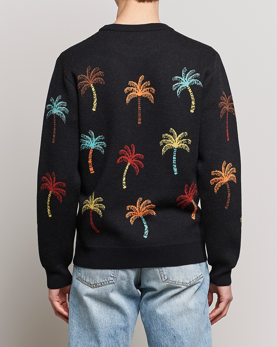Herren | Pullover | Alanui | Palm Tree Jacquard Sweater Black