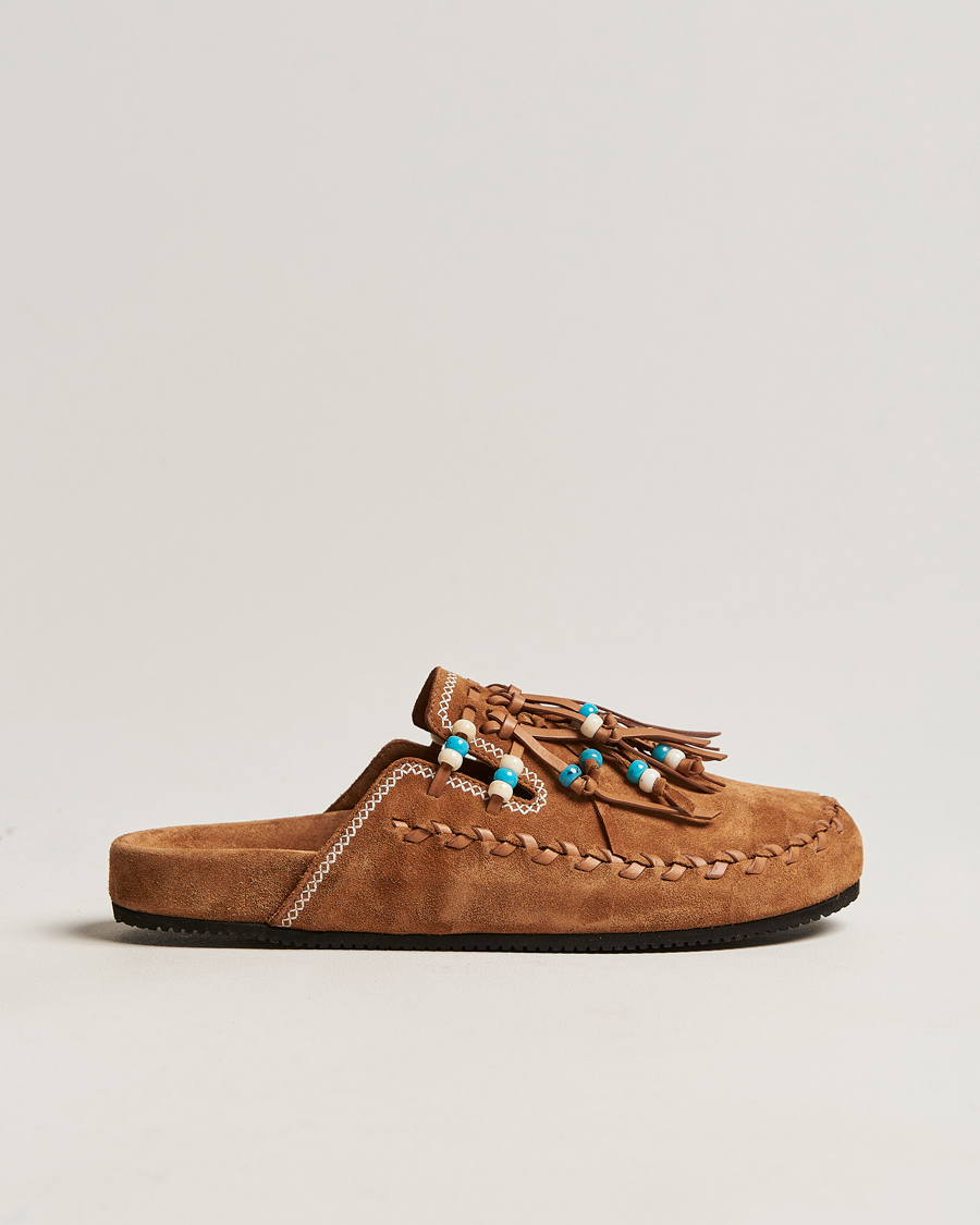 Herren | Alanui Salvation Mountain Mule Brown Suede | Alanui | Salvation Mountain Mule Brown Suede