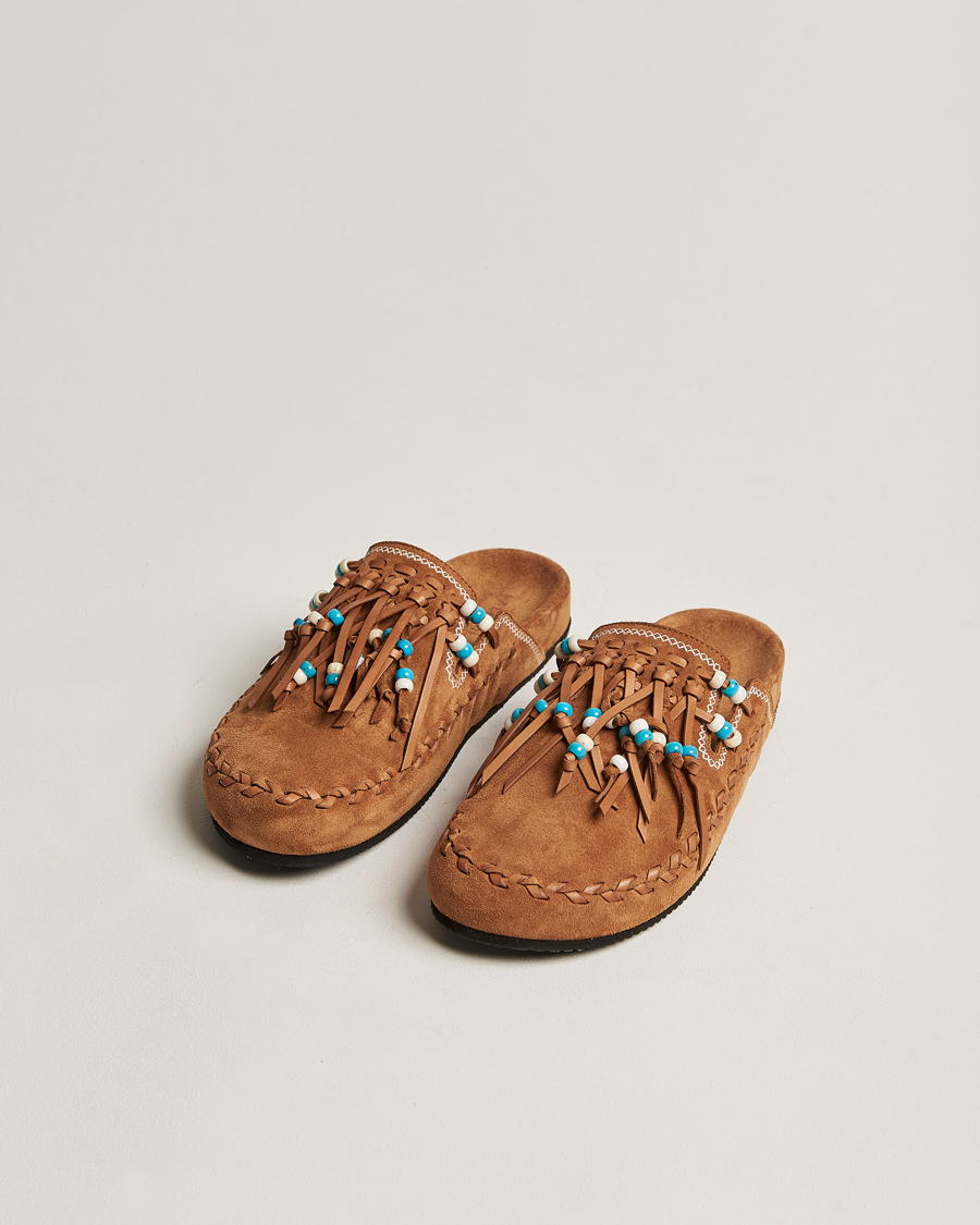 Herren | Alanui Salvation Mountain Mule Brown Suede | Alanui | Salvation Mountain Mule Brown Suede