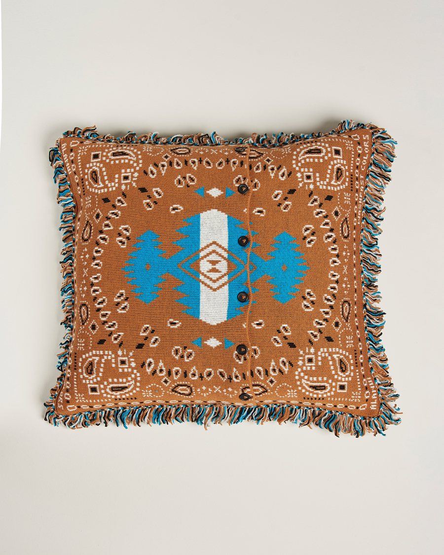 Herren | Alanui Bandana Jacquard Pillow Brown | Alanui | Bandana Jacquard Pillow Brown