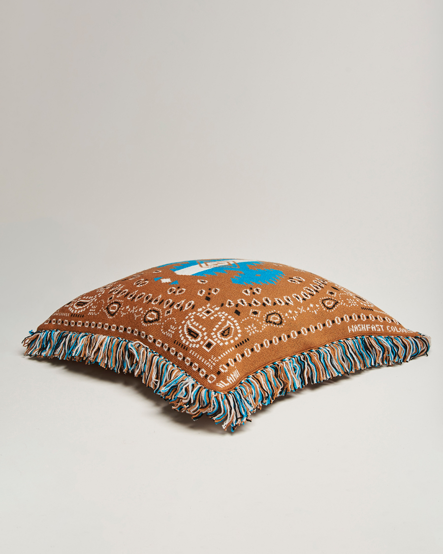 Herren | Alanui Bandana Jacquard Pillow Brown | Alanui | Bandana Jacquard Pillow Brown