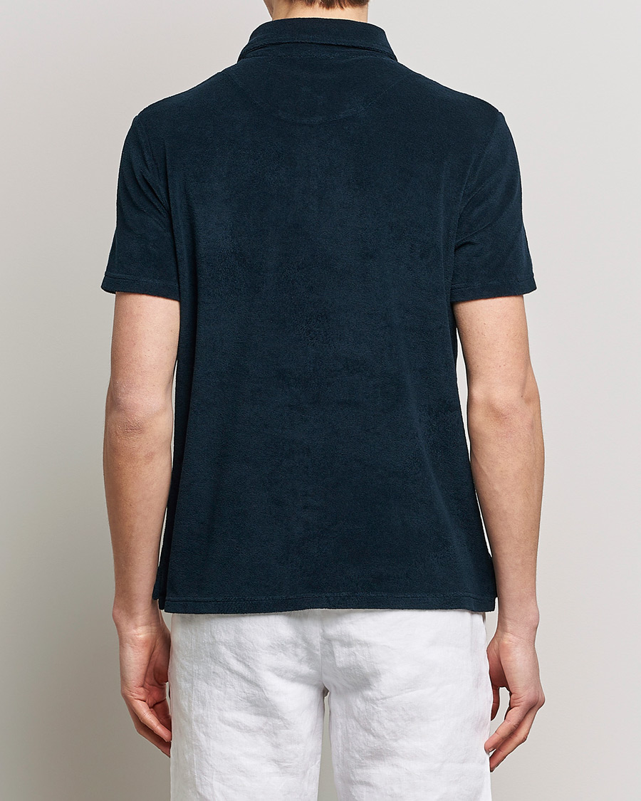 Herren | Poloshirts | Altea | Short Sleeve Terry Polo Navy