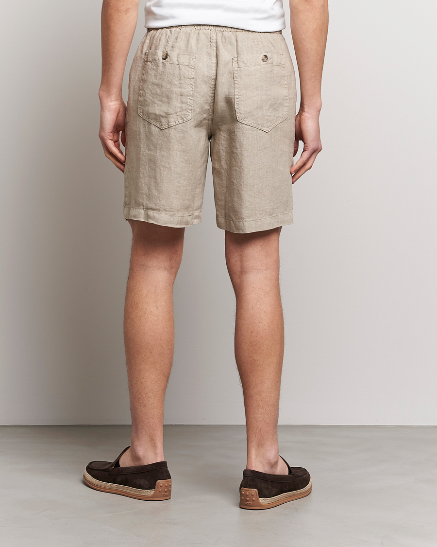 Herren | Shorts | Altea | Linen Shorts Beige