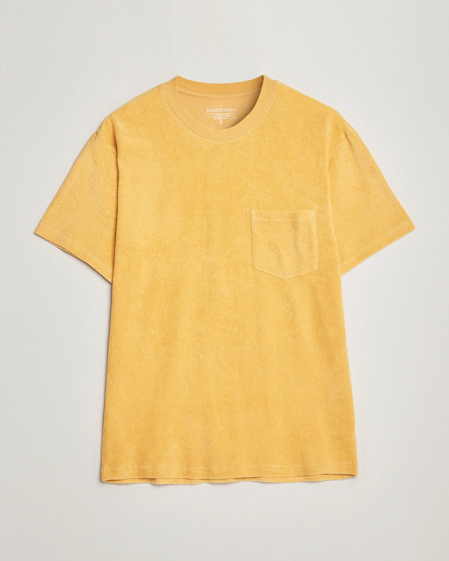 Herren | T-Shirts | Bread & Boxers | Terry Crew Neck T-Shirt Sahara Sun