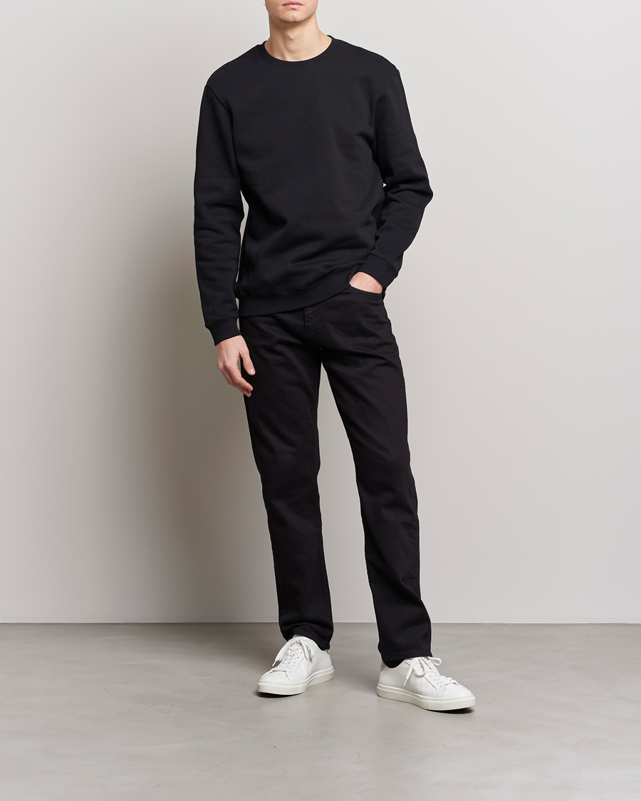 Herren | Pullover | Bread & Boxers | Loungewear Sweatshirt Black