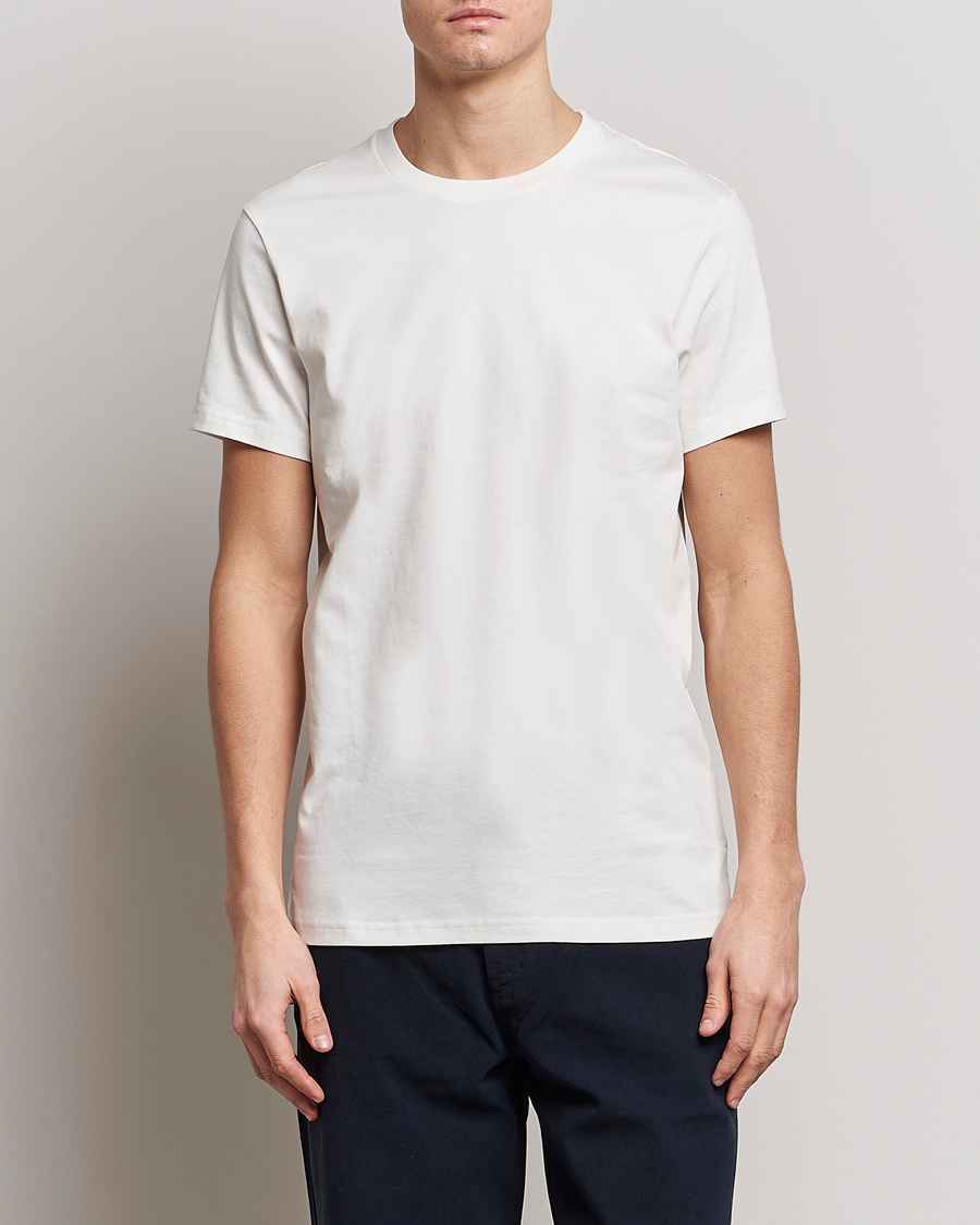 Herren | T-Shirts | Bread & Boxers | Heavy Cotton Crew Neck Tee Ivory